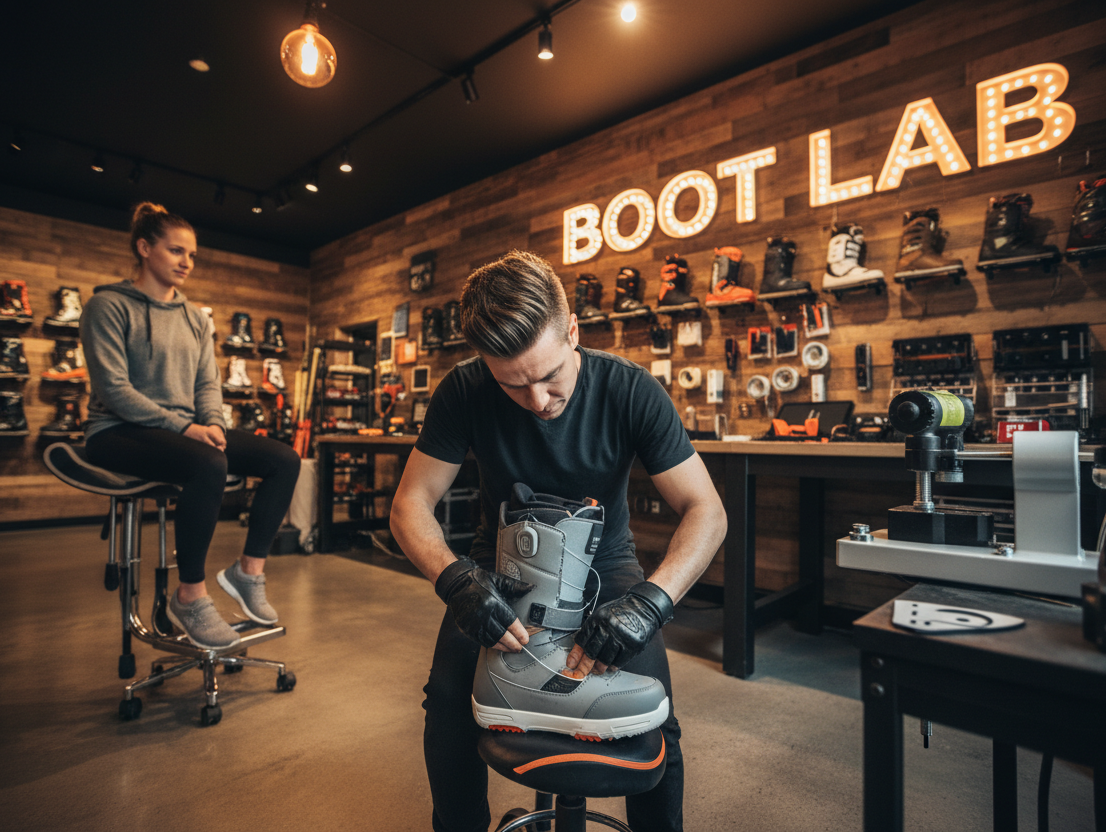 Bootfitting bei Snowboardboots oder warum es bei uns keine Boots im Webshop gibt!